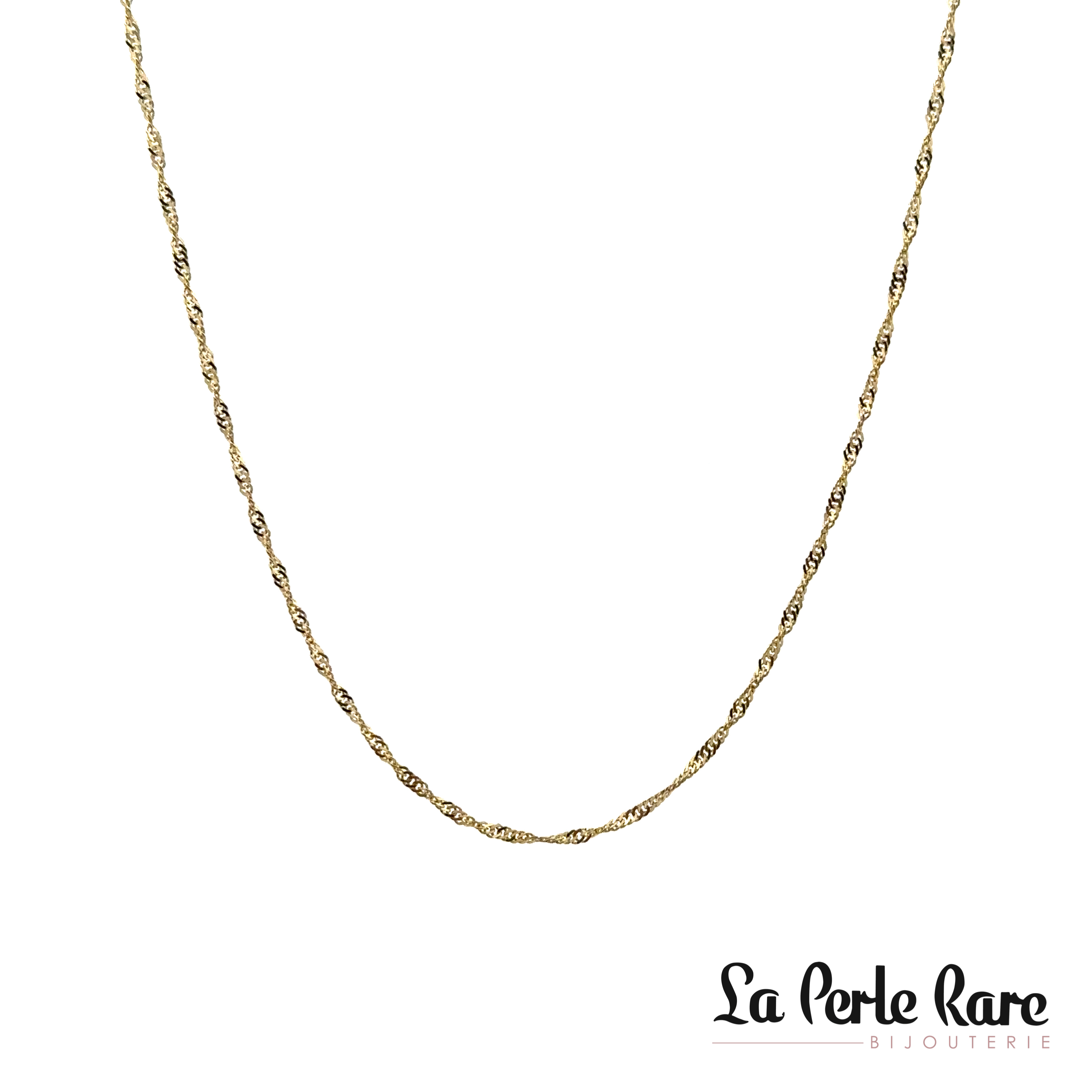 Singapore chain, yellow gold - LPR-2348-16 - Exclusivity