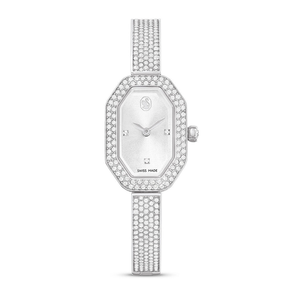 Montre métal rhodié, cristaux - 5672977 - Swarovski