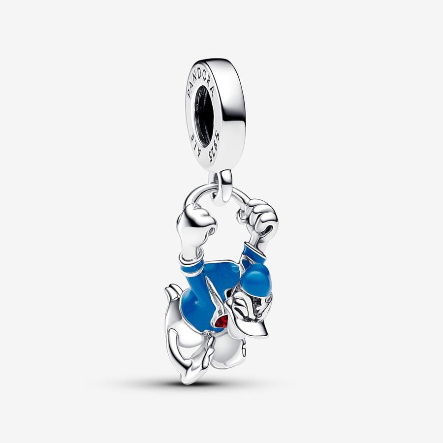 Disney's Donald Duck bead, silver, blue enamel - 793358C01 - Pandora