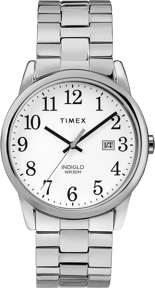 Montre extensible métal, fond blanc - TW2R58400GP - Timex