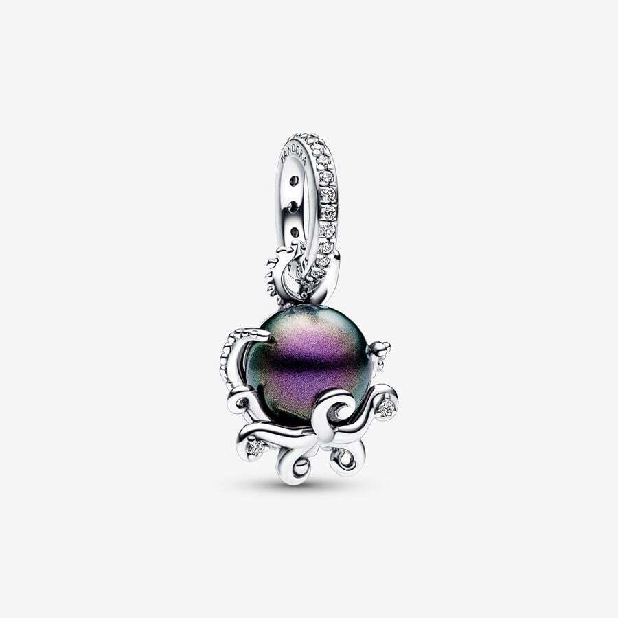 Bille disney, ursula, la petite sirène, argent, perle laquée - 792684C01 - Pandora