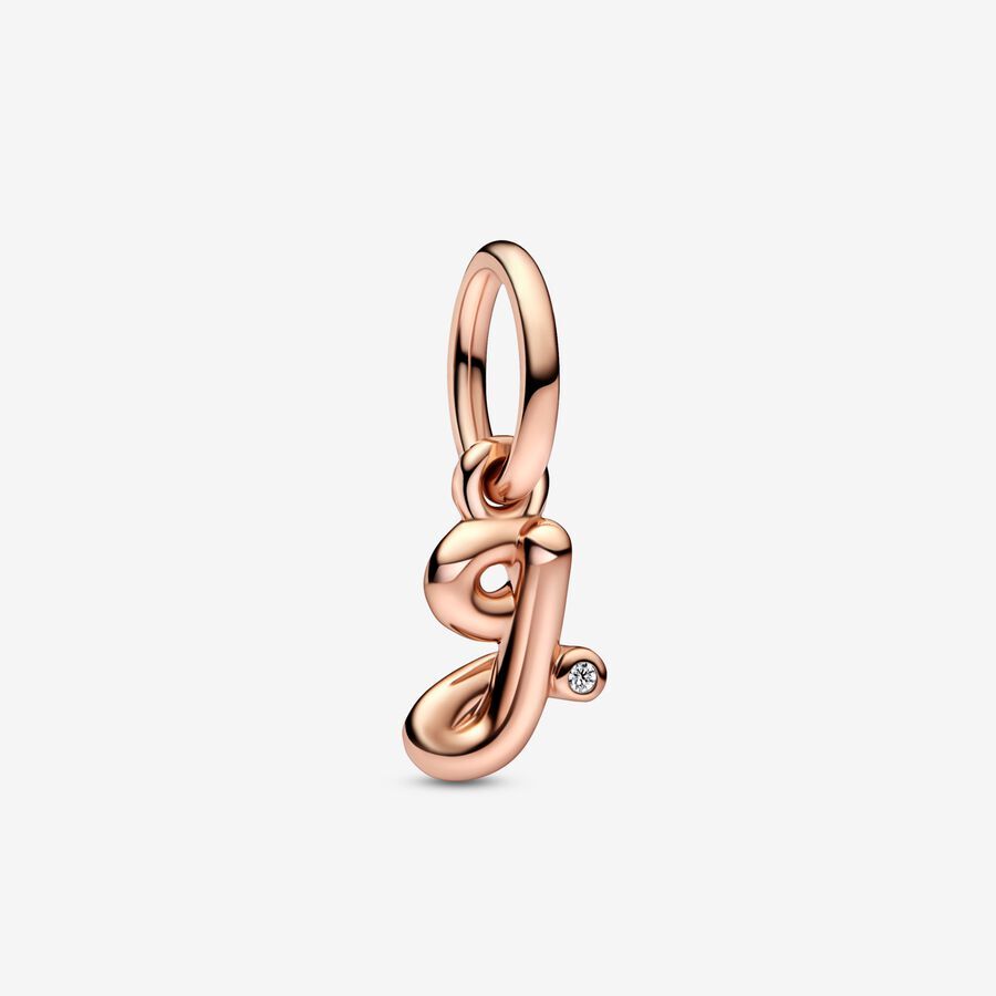 Bille lettre g, zircon, Pandora Rose - 782535C01 - Pandora