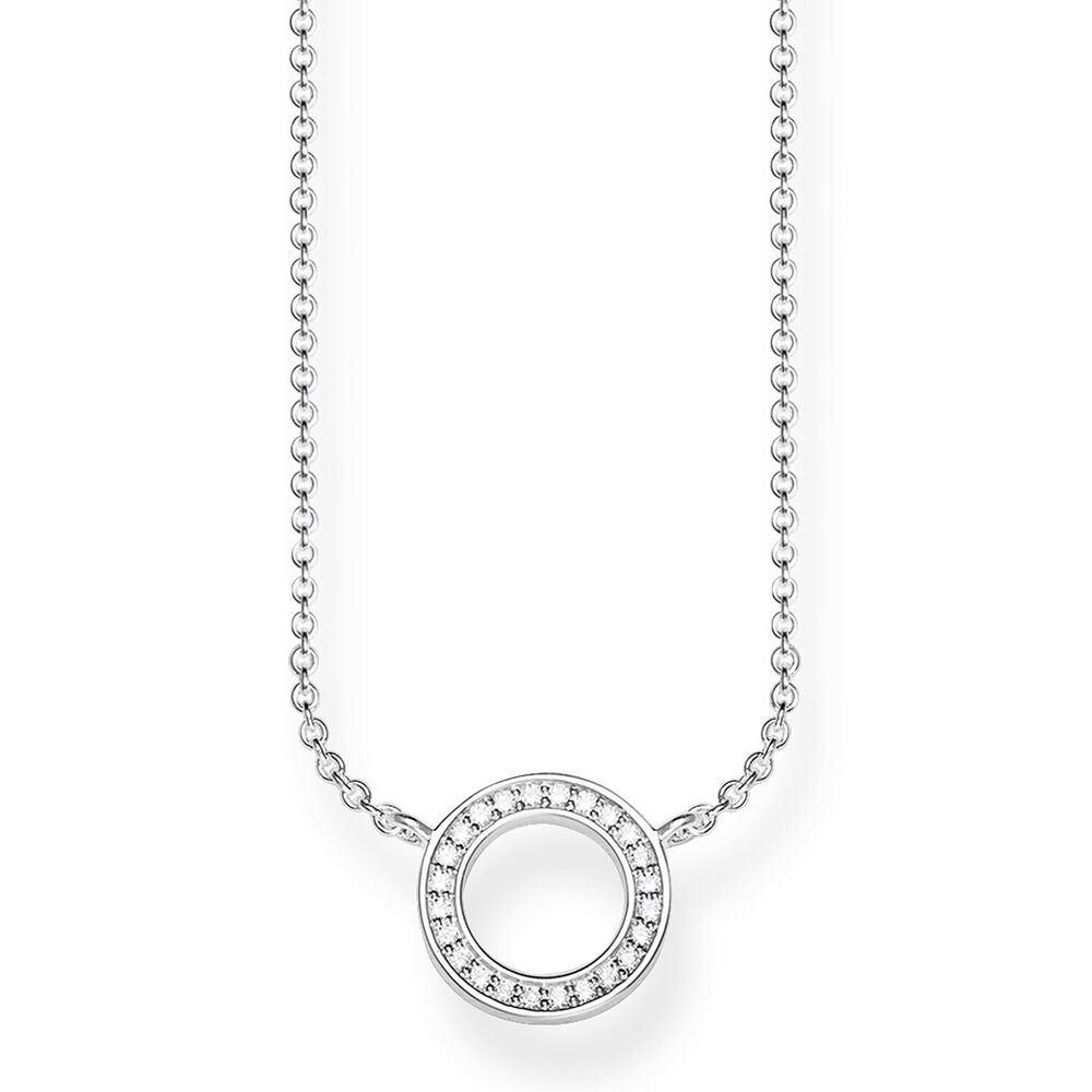 .925 silver round chain with zirconium - KE1650-051-14-L45V - Thomas Sabo