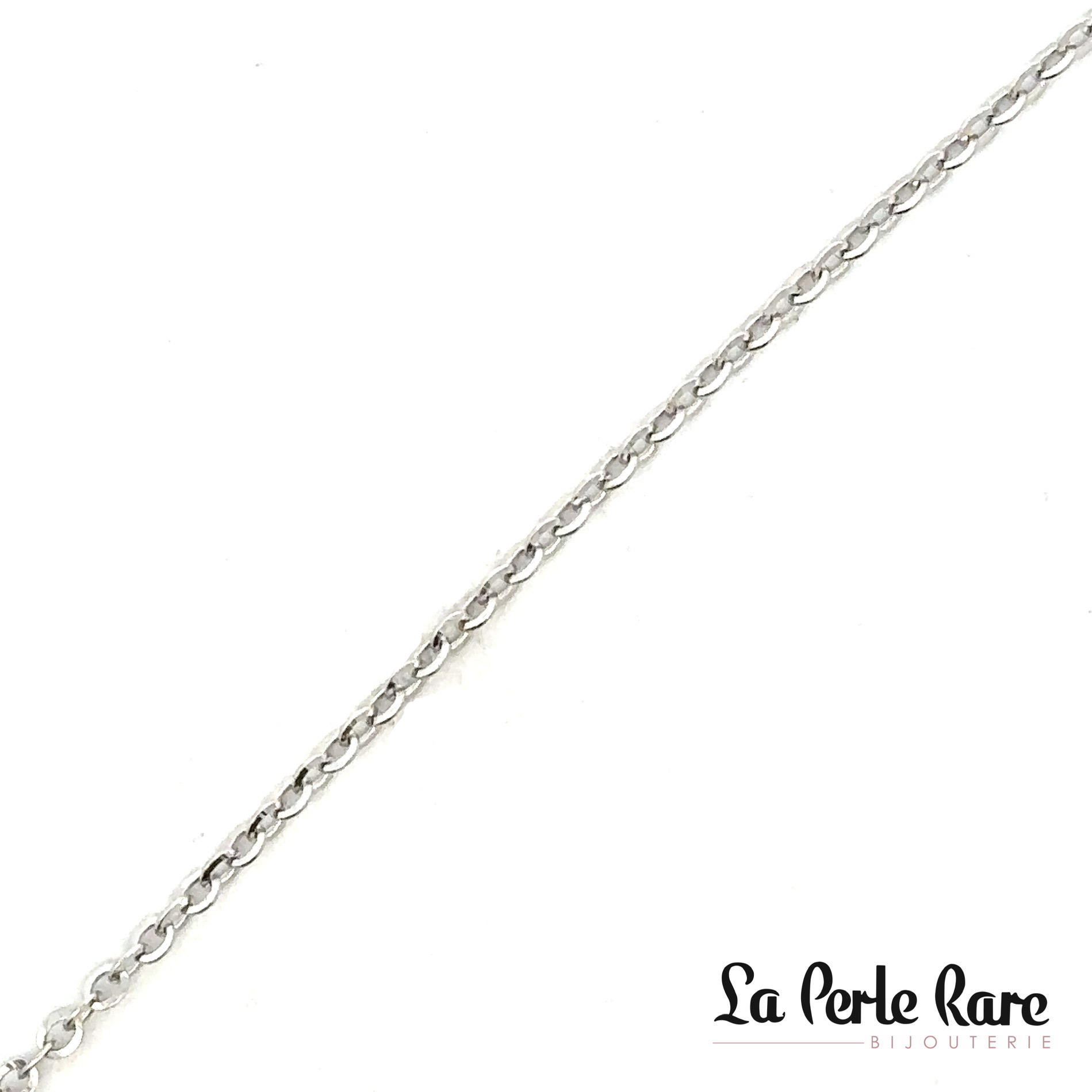 White gold anklet - LPR-2255-10 - Exclusivity