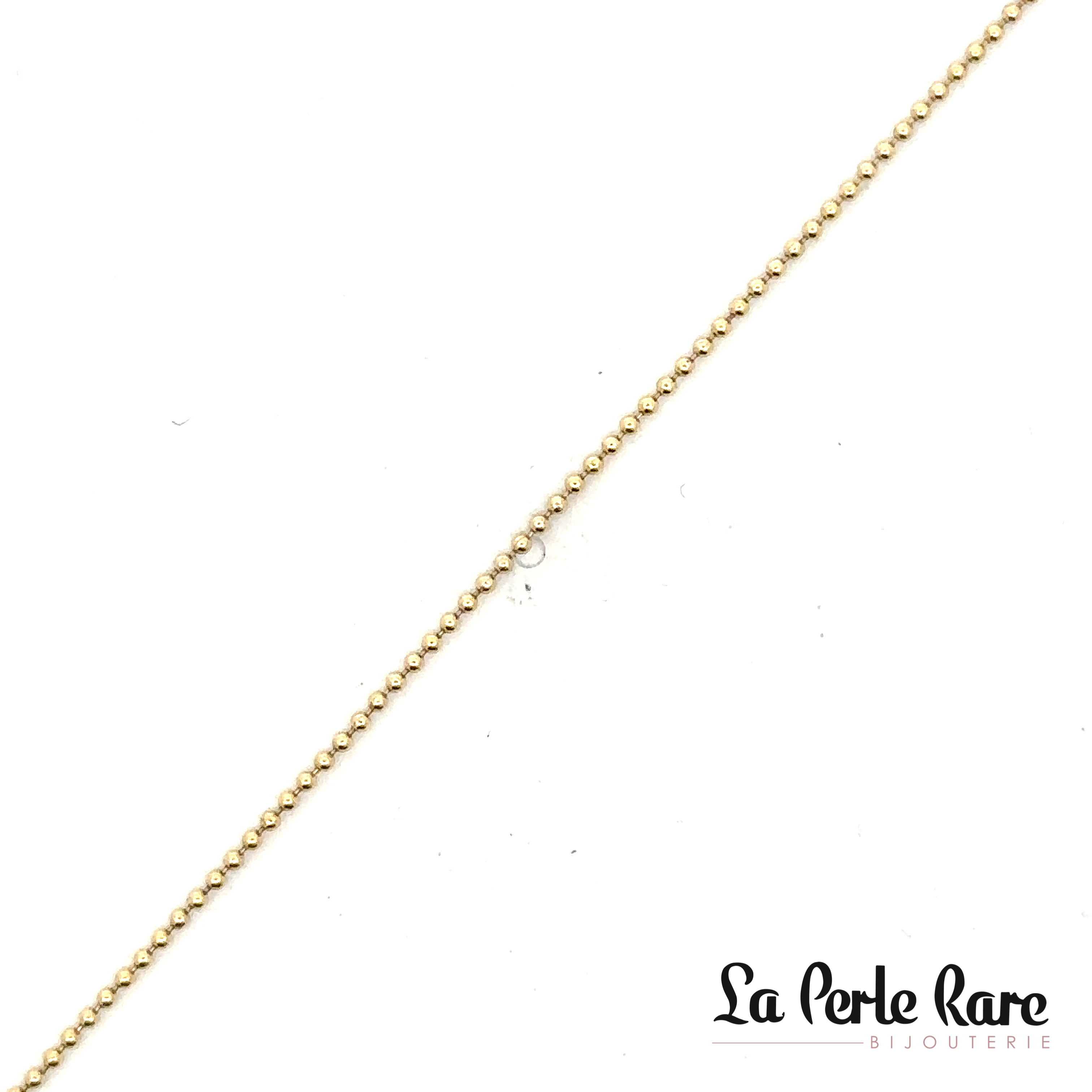 Ankle Bead Chain, Yellow Gold - 2409-10 - Exclusivity