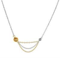 Women's 2-tone (yellow) steel necklace - T0X7110220 - Steelx