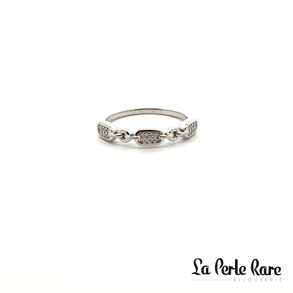 Bague or blanc 10 carats, 8 points de diamants total - SKR42971-08NJ - Exclusivités