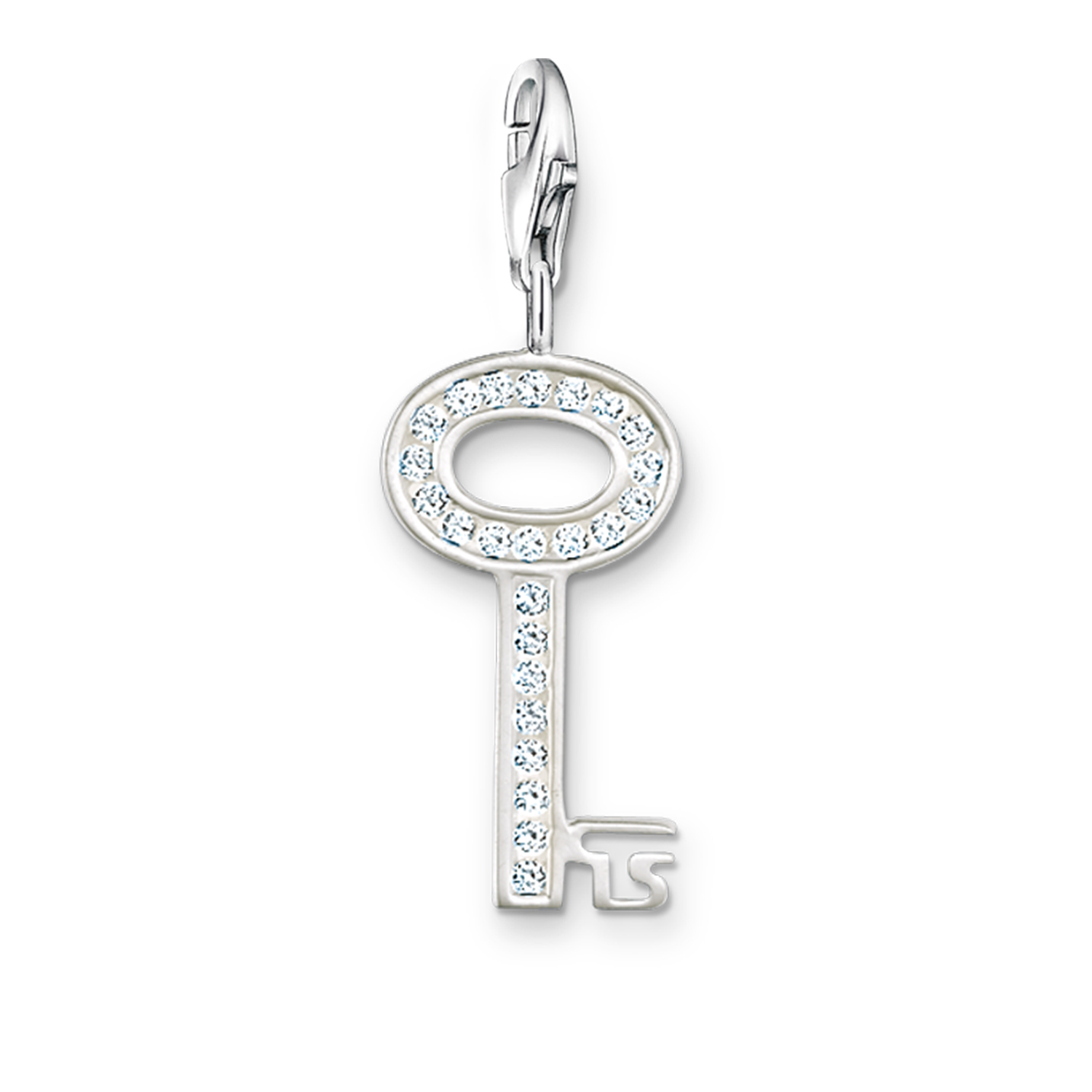 Charm clé, argent, zircons - 0010-051-14 - Thomas Sabo