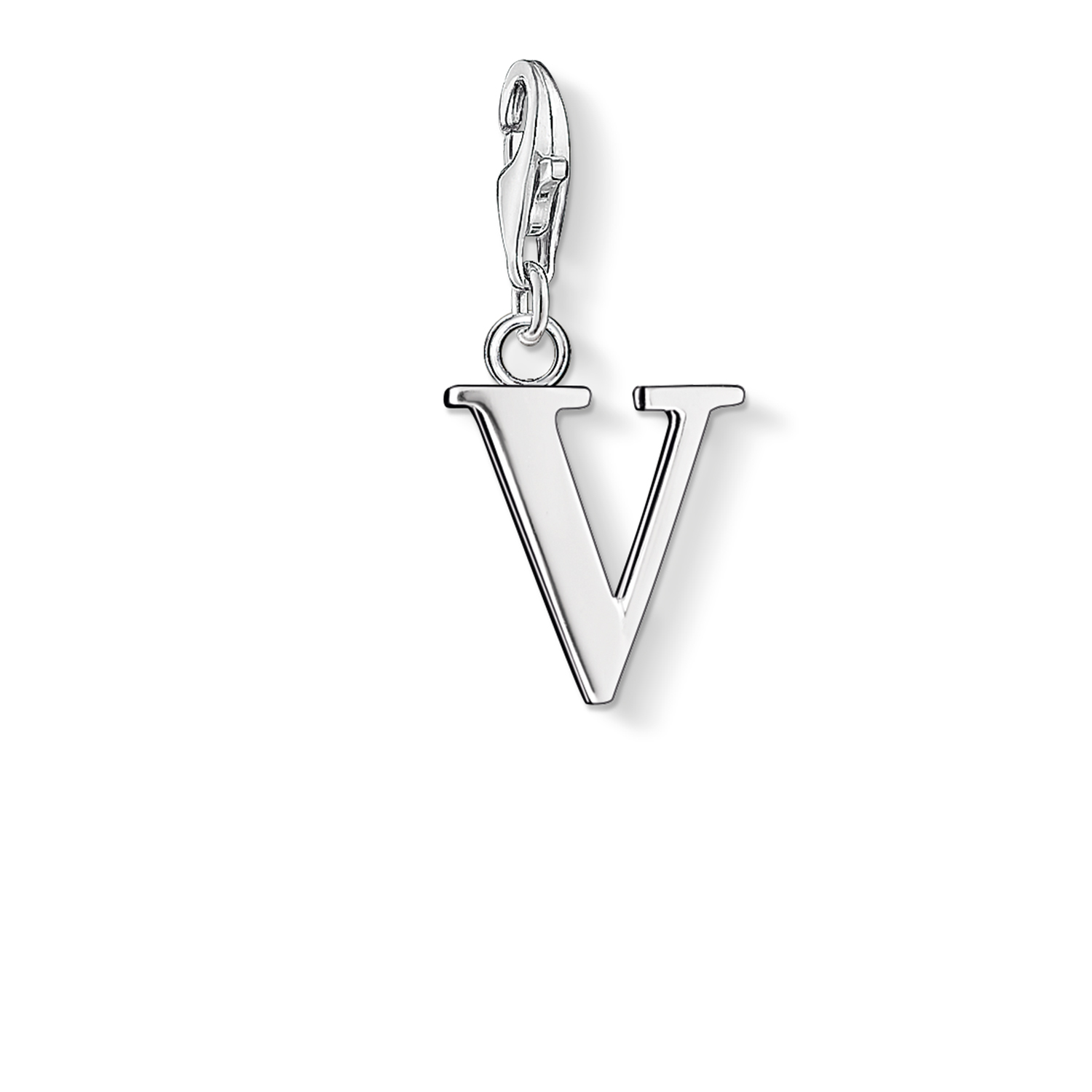 Charm lettre classique "v" - 0196-001-12 - Thomas Sabo