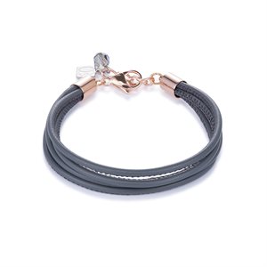 Bracelet gris foncé pour femme - 0219-30-1221 - Coeur De Lion