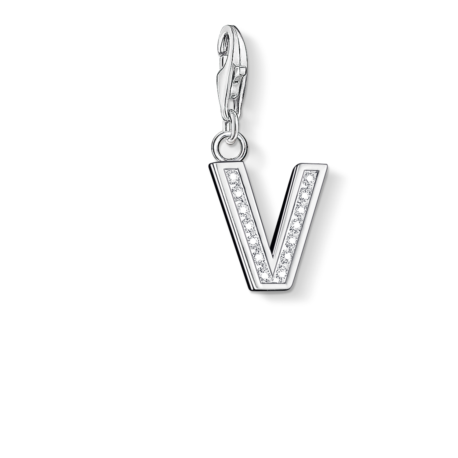 Charm club thomas sabo, lettre v - 0244-051-14 - Thomas Sabo