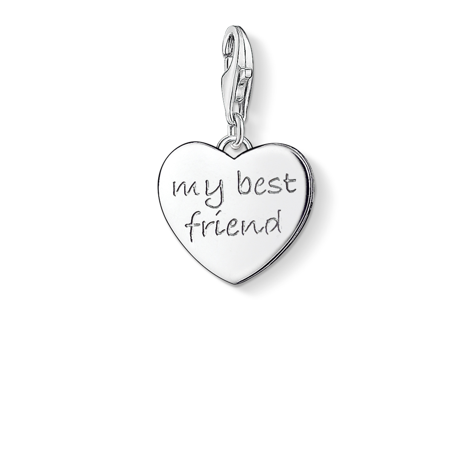 Silver best friend heart charm - 0799-001-12 - Thomas Sabo