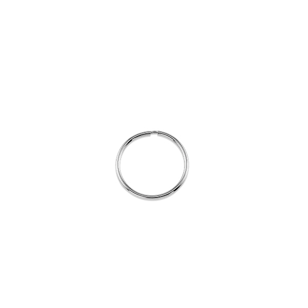 15 mm white gold ring - 1180-W - Exclusivity