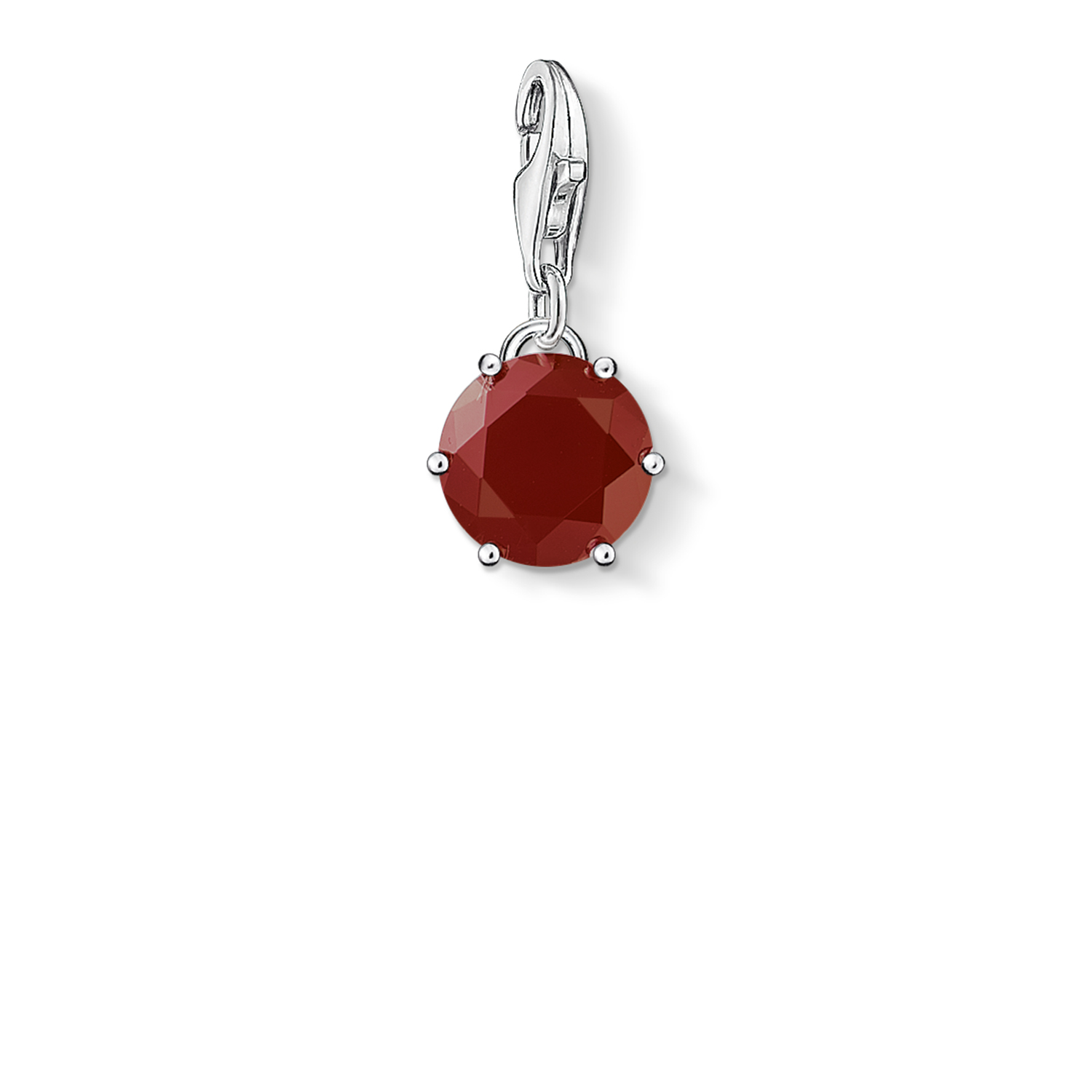 Genuine red agate charm