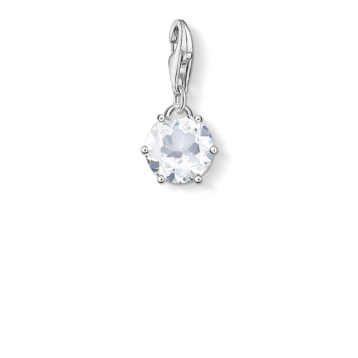 Genuine white rock crystal charm - 1257-197-14 - Thomas Sabo