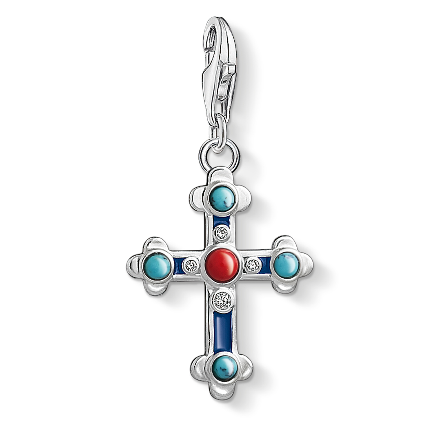 Ethnic cross charm