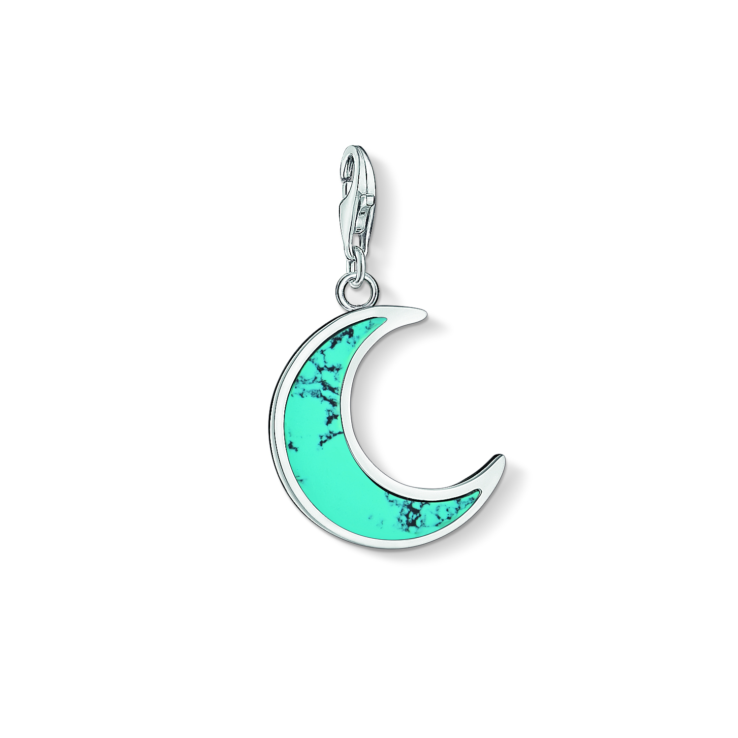 Charm lune, imitation turquoise - 1537-404-17 - Thomas Sabo