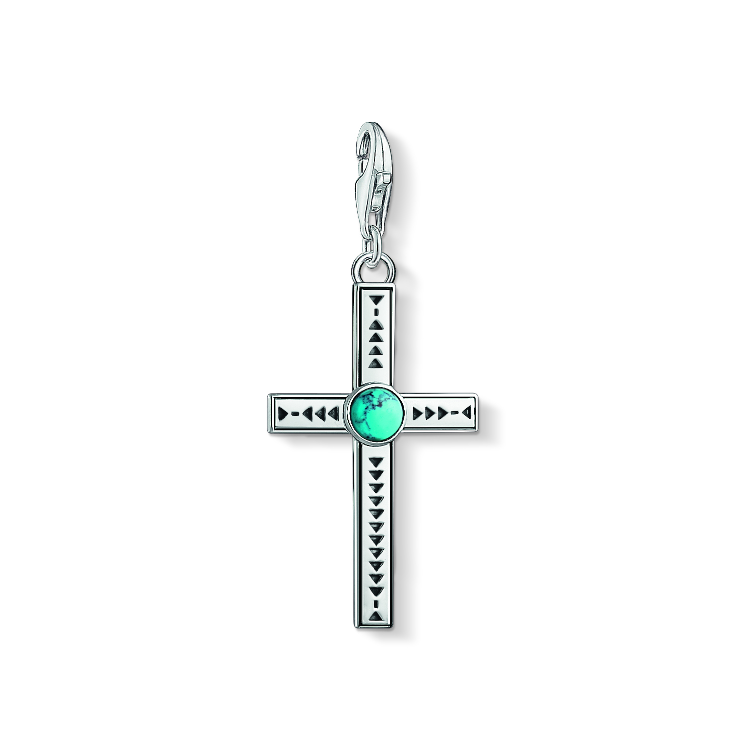 Charm croix imitation turquoise - 1677-878-17 - Thomas Sabo