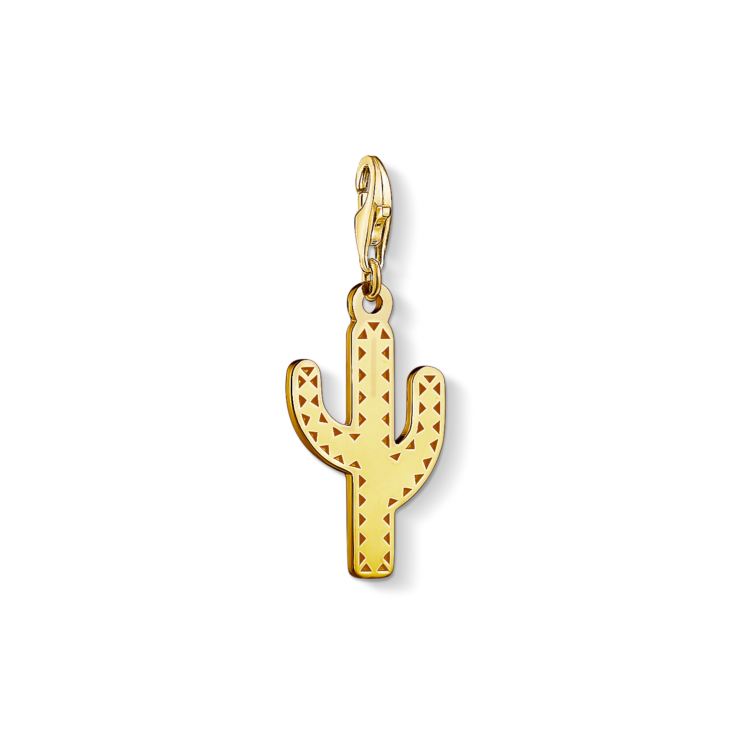 Charm cactus plaqué or jaune 18 kt - 1680-413-39 - Thomas Sabo