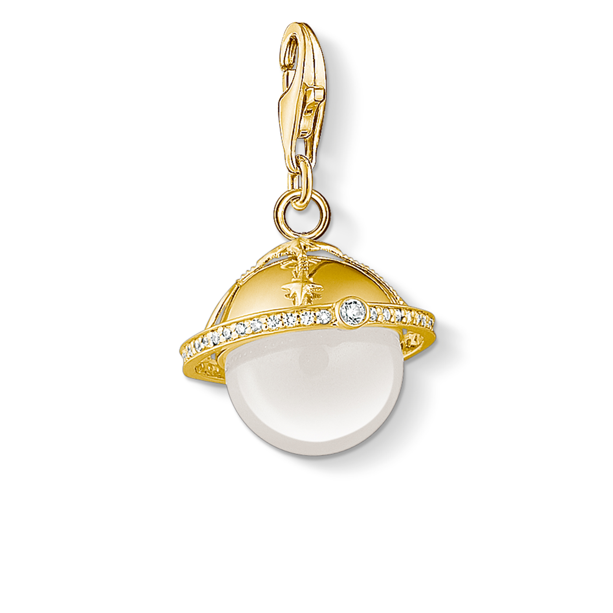 Golden planet charm - 1755-903-14 - Thomas Sabo