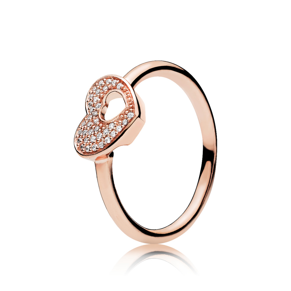 Coeur en casse-tete encadré chatoyant cz - 186550CZ-50 - Pandora