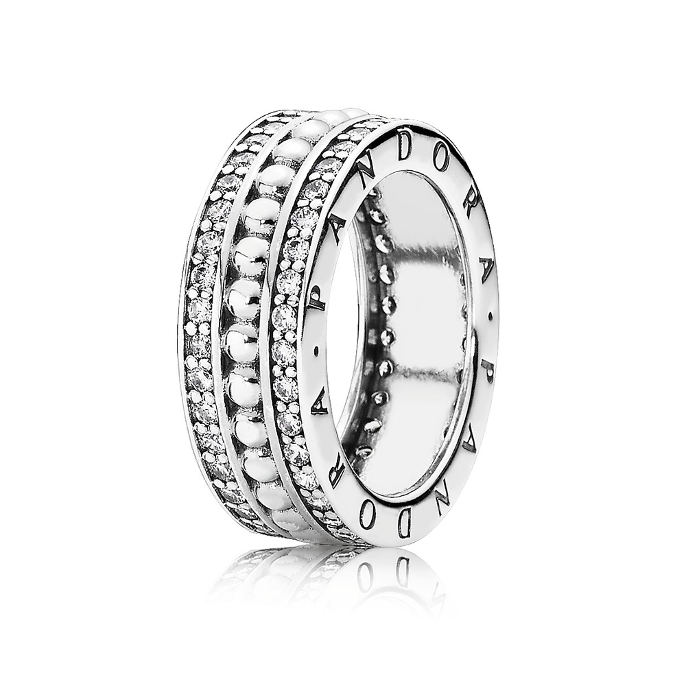 Bague forever pandora, argent, cz incolores