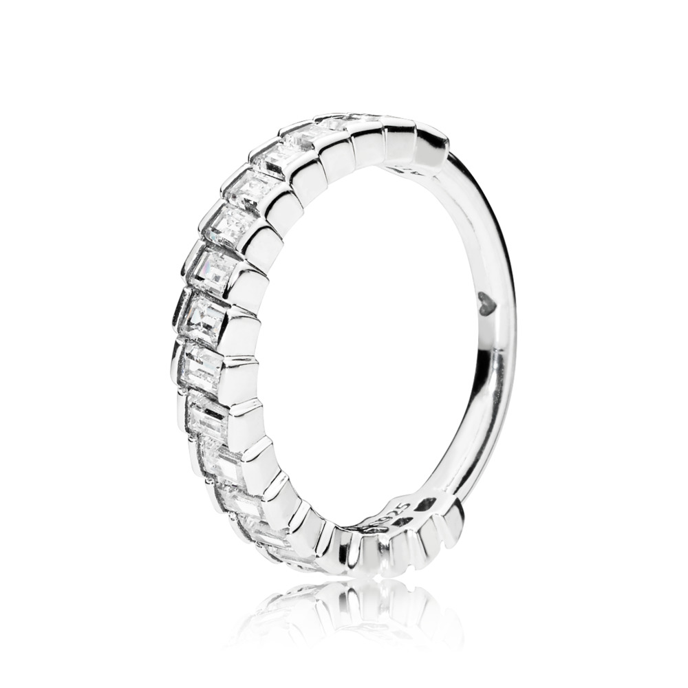 Bague beauté glaciale, cz incolore - 197744CZ-50 - Pandora