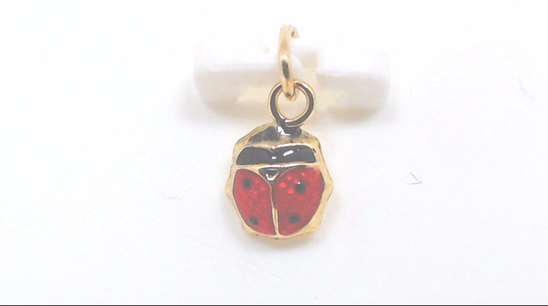 Pendentif or jaune cocinelle