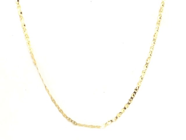 Yellow gold fine patterned gucci chain - 2196-20 - Exclusivity