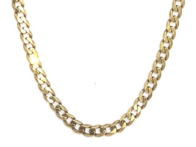 Reversible gold curb chain - 2265-16 - Exclusivity