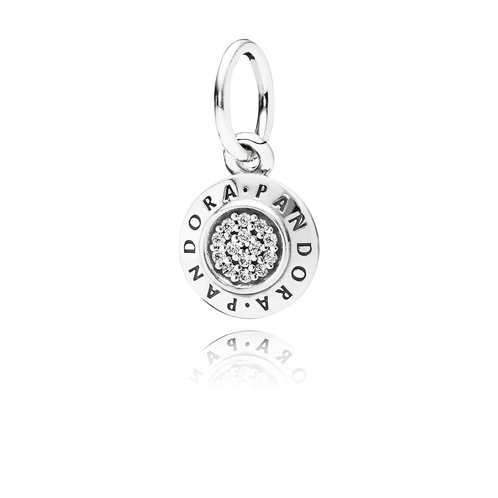 Pendant signature pandora, cz incolore - 390359CZ - Pandora