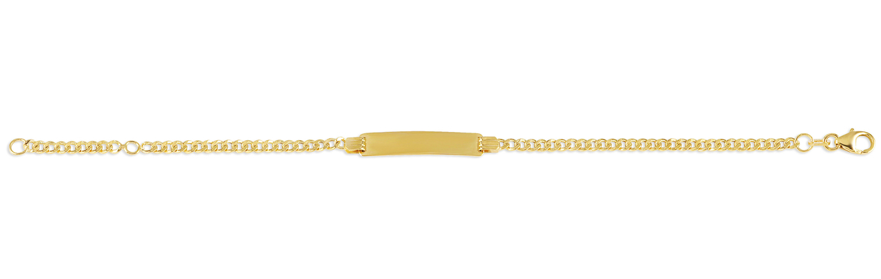 Bracelet d'identité, or jaune