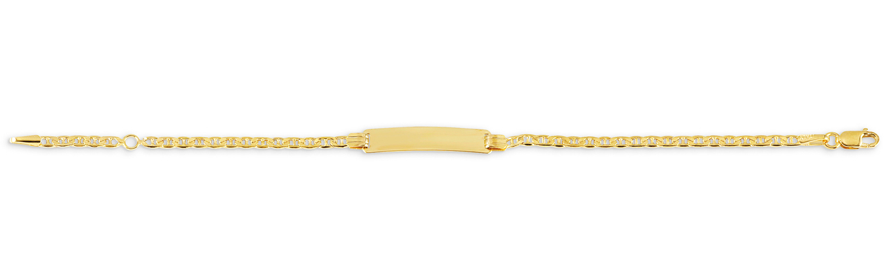 Bracelet d'identité, or jaune