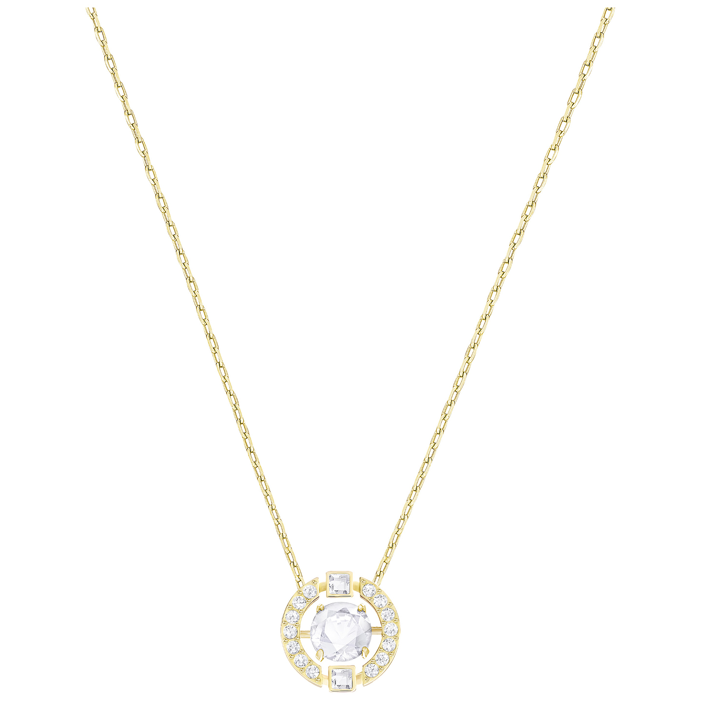 Collier métal doré cristaux - 5284186 - Swarovski