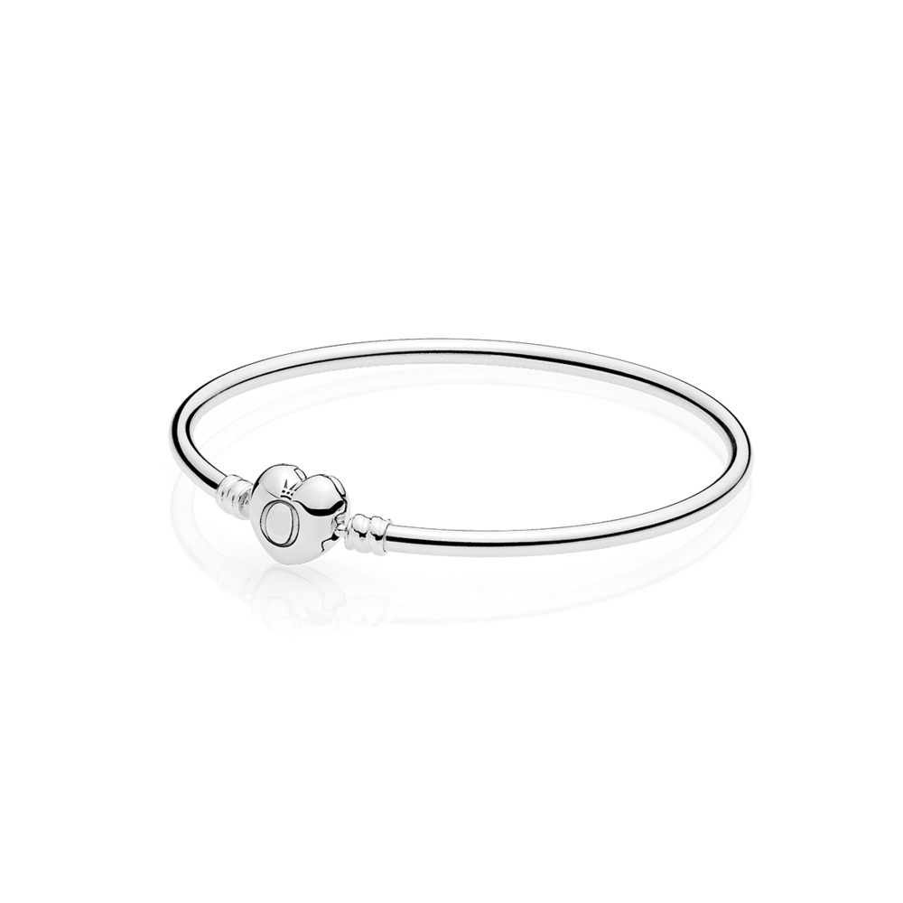 Bracelet rigide fermoir coeur - 596268-17 - Pandora