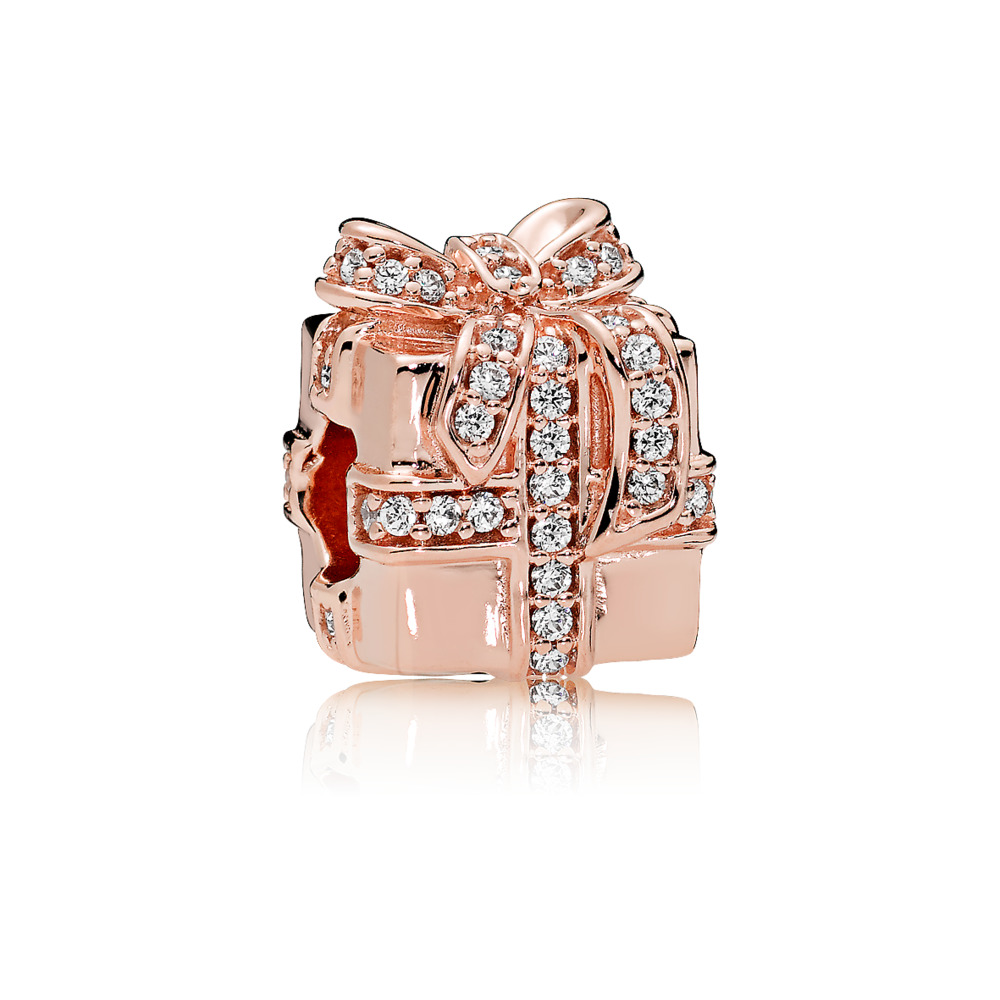 Bille surprise étincelante, rose, cz inc - 781400CZ - Pandora