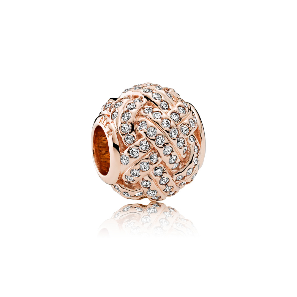 Bille destin entrelacé pandora rose - 781537CZ - Pandora