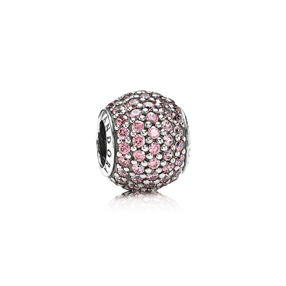 Lumieres rose,pave,cz - 791051CZS - Pandora