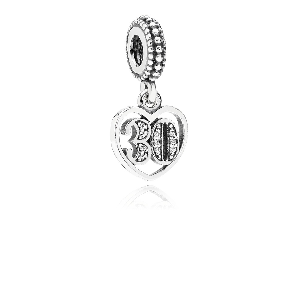 Bille 30e anniversaire, cz incolores - 791287CZ - Pandora