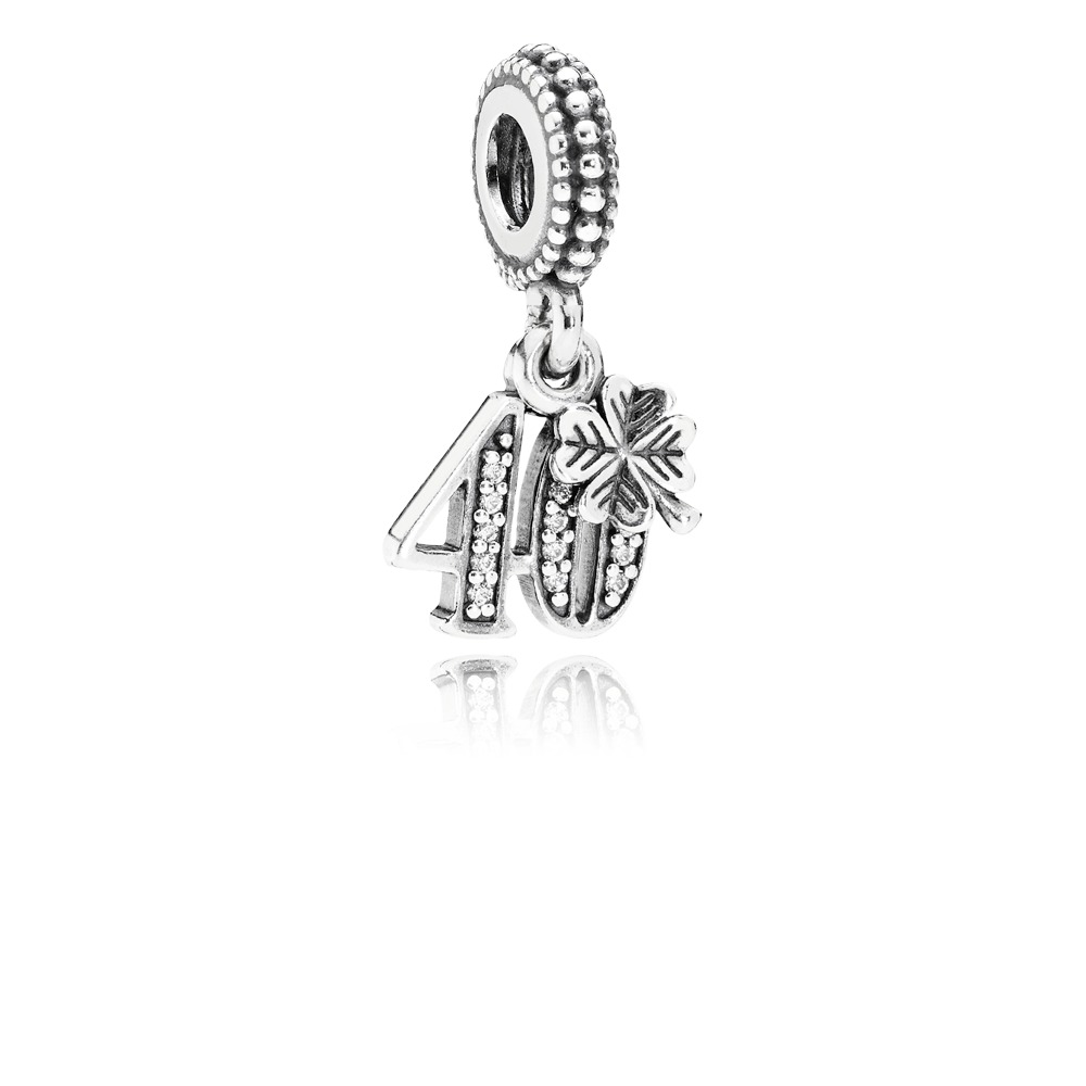 Bille 40e anniversaire, cz incolores - 791288CZ - Pandora