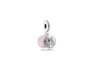 Springtime, soft pink enamel & clear cz - 791843EN40 - Pandora