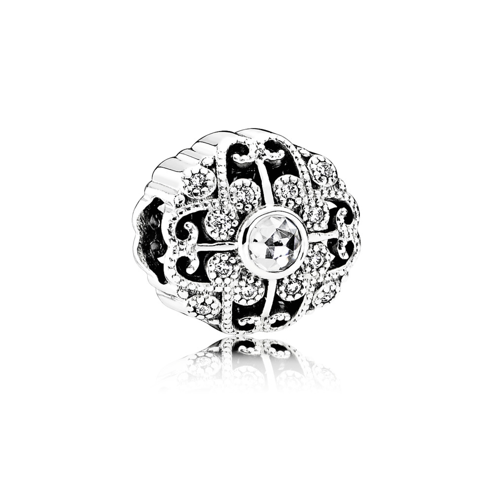 Fleur de fée, cz incolore - 791961CZ - Pandora