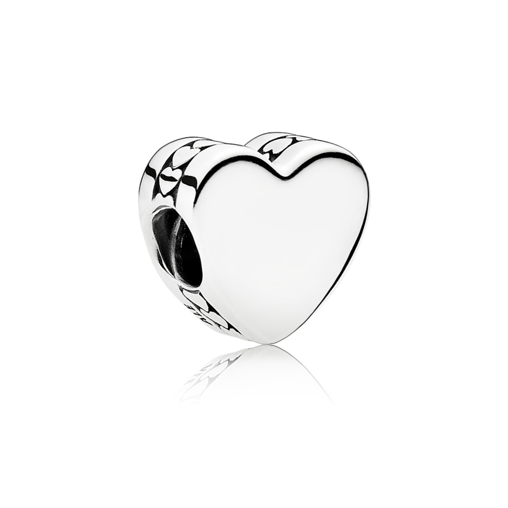 Bille coeur à graver, argent - 792015 - Pandora