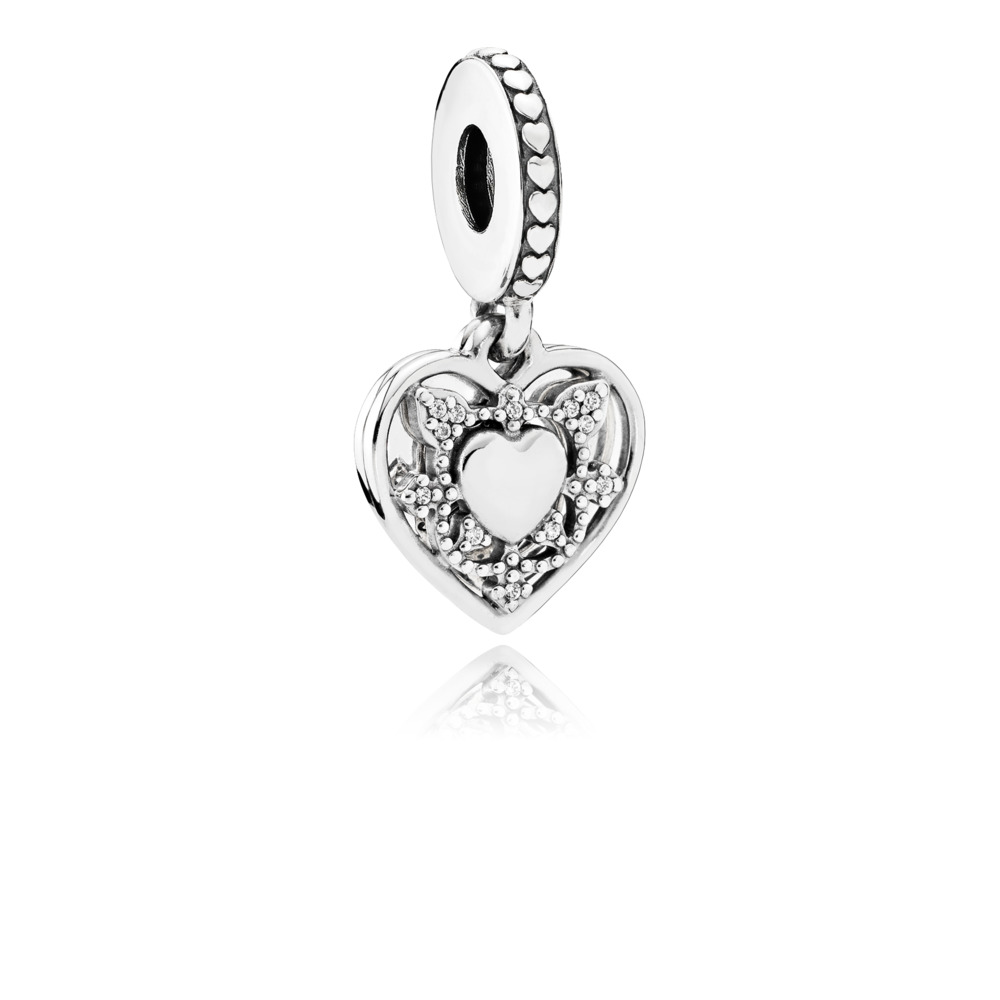 Bille coeur mon épouse pour toujours, cz incolores - 792099CZ - Pandora