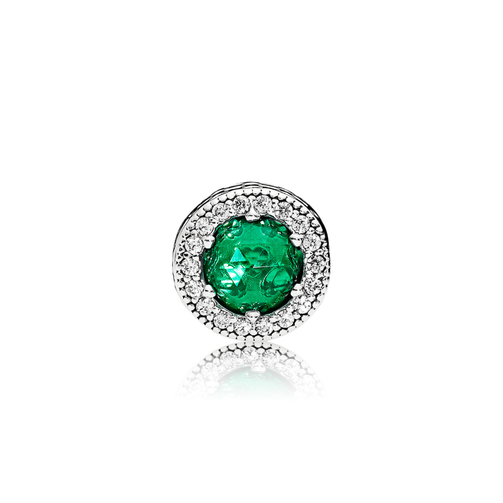 Optimisme, cristal vert royal, cz incolo