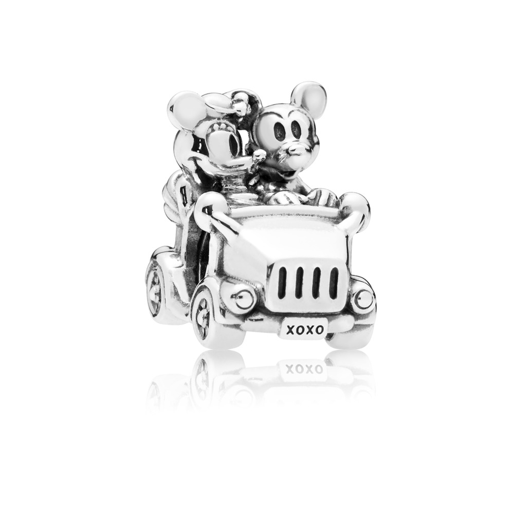 Bille disney, voiture antique de mickey & minnie mouse, argent - 797174 - Pandora