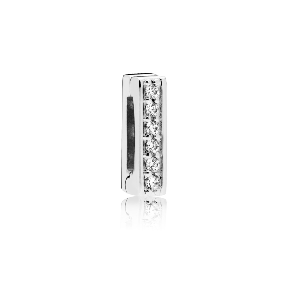 Bille clip scintillant, cz incolores, reflexion - 797633CZ - Pandora