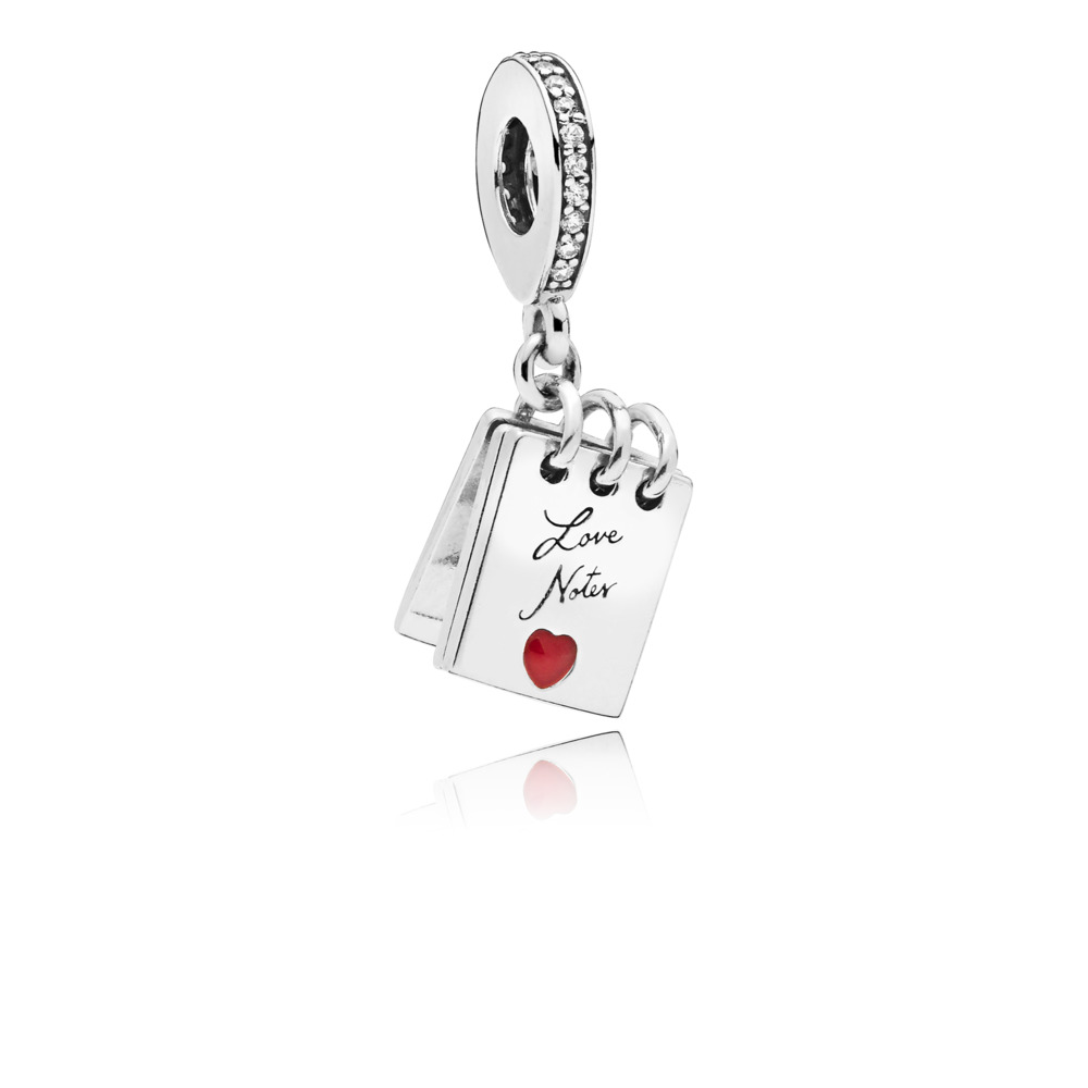 Bille notes d'amour, cz incolore - 797835CZ - Pandora