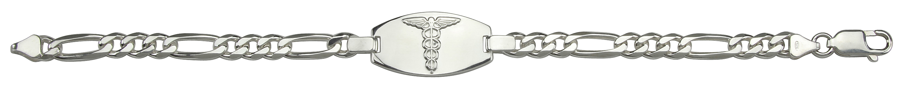 Bracelet médical, argent - B3837 - Création Gl