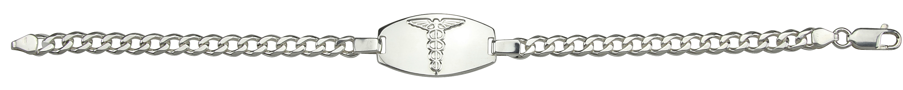 Bracelet médical, argent - B4587 - Création Gl